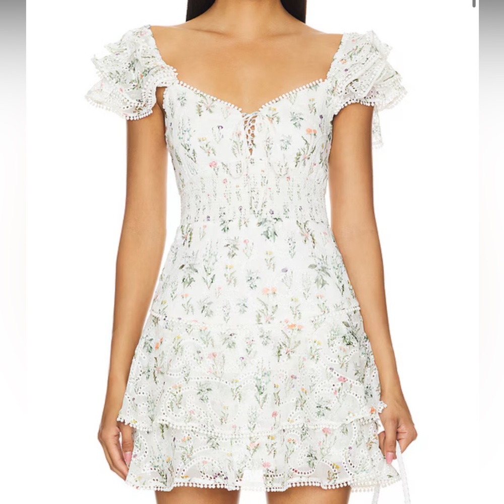 Alice and Olivia Hartford mini dress